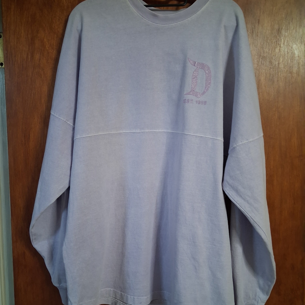 Disney Lavender Spirit Sweatshirt with Glitter Logo - Picture 2 of 6